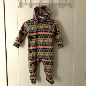 Adorable Patagonia infant flannel bunting